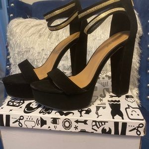 Bamboo Tournament Chunky Heel